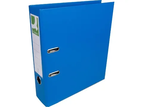 Classeur à levier A4 PP 80mm bleu
