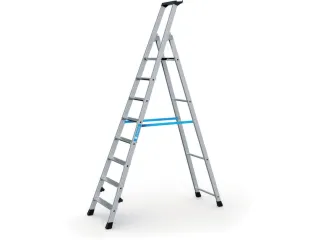 Boktrap Aluminium H 1 70m L 2 49m 8treden Platform Spreidbeveiliging - 3