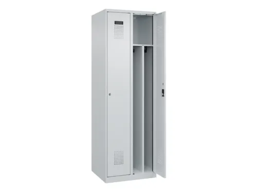 locker voor scheiding van kleding,HxBxD 1850x600x500mm,2vak