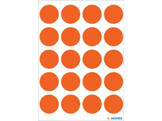 HERMA 1872 Multipurpose etiketten Rond 19mm Rood 100 stuks - 2