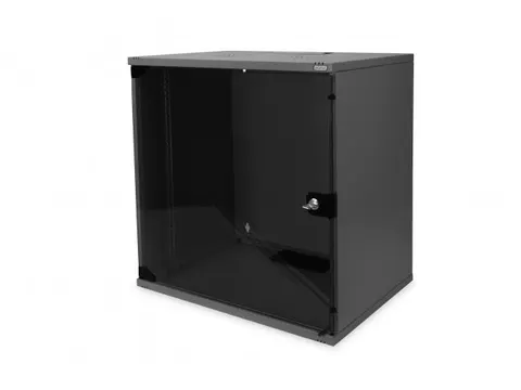 Netwerkkast Ongemonteerd 12U 60kg 483mm 19'' 595x540x400mm Zwart