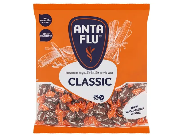 Anta Flu Keelpastilles Classic zak 1 KG Oranje