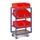 etagewagen,draagverm. 200kg,4etage(s),open,laadvl. LxB 650x470mm