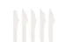Mes papier 159mm fair wit/pk50