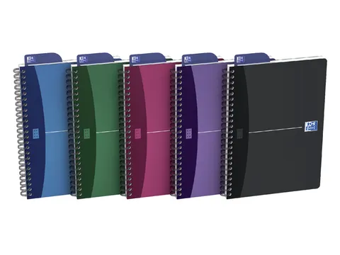 Spiraalblok Oxford Urban Mix A5 90vel Gelinieerd Assorti