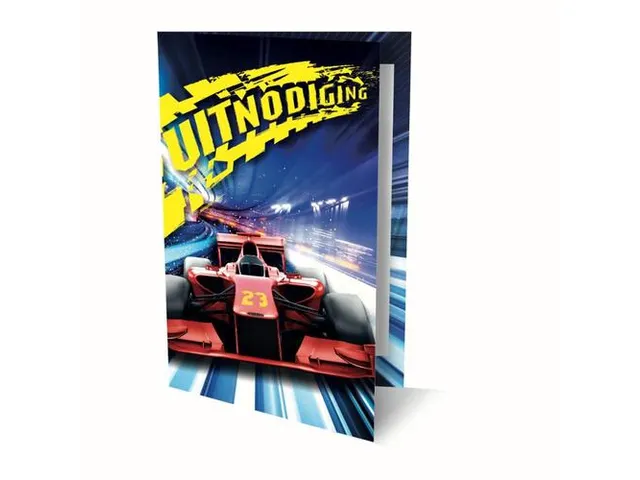 Uitnodigingen Race auto