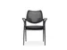 Chaise de réunion Curve Tissu / Filet Noir