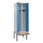 locker met bank,voor scheiding van kleding,HxBxD 2120x600x815mm,2vak