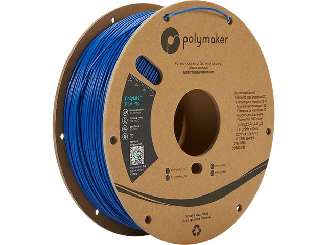PLA PRO 1,75mm Blauw 1kg PolyLite 3D Filament