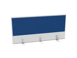 opzetpaneel,v. bureau,aanbouw achter,B 1200mm,Bl-wit,BN6016-blauw