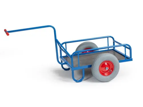 Handtrekwagen 2 Wielen 400kg Met Bodem 805x535mm Luchtbanden