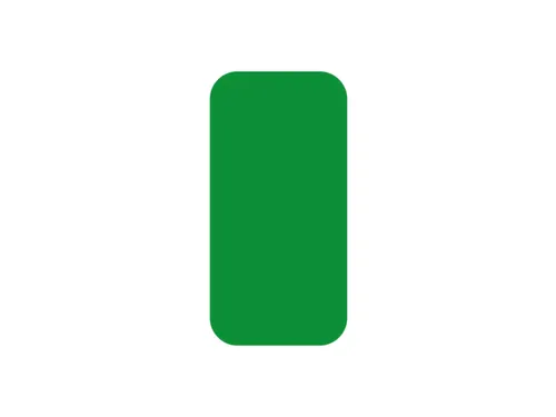 plaksymbool,rechthoek,markering HxB 150x50mm,PVC,groen