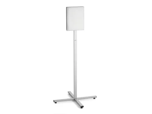 Vloerstandaard info stand outdoor A4 grijs