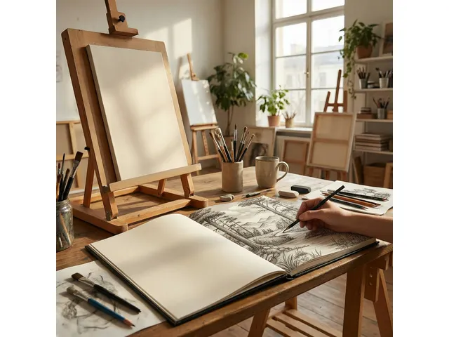 Schetsboek Kangaro A3 creme 120 grams blanco papier, 140 blz hard cove