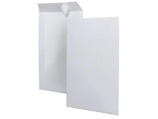 Bordrugenvelop 262x371mm wit stripsluiting doos 100 stuks - 1