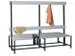 banc double,HxLxP 1600x2000x770mm,piètement RAL7016