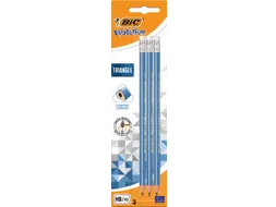 potlood Evolution Triangle met gom blister van 3 stuks