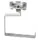 uitlichtbeveiliging,v. mobiel hek,HxB 40x105mm,staal vuurverzinkt