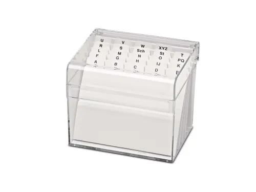 Kaartenbak Maul met index DIN A6 acryl