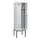 locker voor scheiding van kleding,HxBxD 2120x600x500mm,2vak