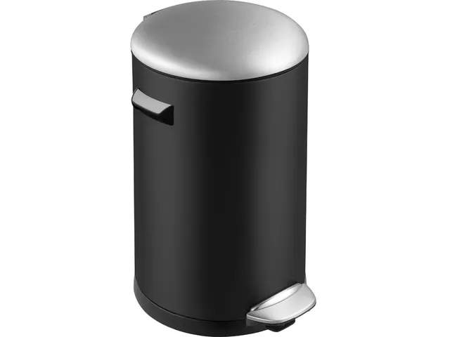 Pedaalemmer Belle Deluxe 20 Liter Zwart & Mat Rvs
