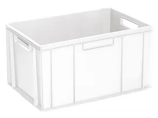 Euronorm Stapelkrat Pe 320x600x400mm 63liter Wit - 1