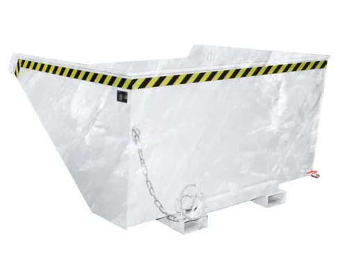 Kiepbak voor spaanders,HxLxB 1095x1720x1870mm,2,1m³,draagverm. 1500kg