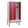 locker met bank,HxBxD 1950x900x815mm,3vak,vak B 300mm,cilinderslot