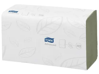 Tork 290179 Handdoek Singlefold H3 Z-vouw Advanced Groen 3750 vel - 1