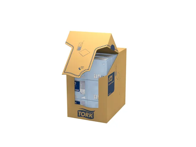 Tork 477837 Cocktailservet Advanced Lichtblauw 24x24cm