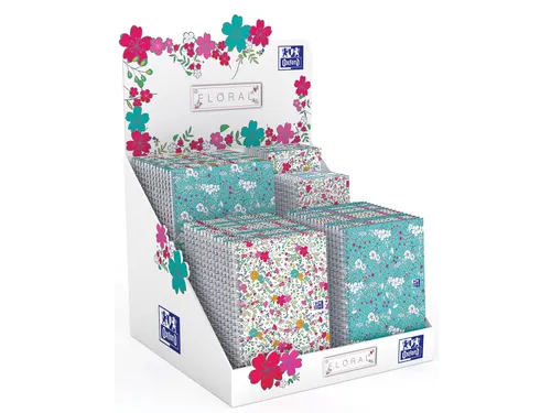 Floral Schrift/blok Lijn/ruit A5 A6 B5 Display 60 stuks