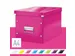 Click & Store WOW Kubus Grote Opbergdoos Roze 80% gerecycled karton