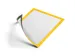 Informatiekader DURAFRAME MAGNETIC A4 Geel 5 Stuks
