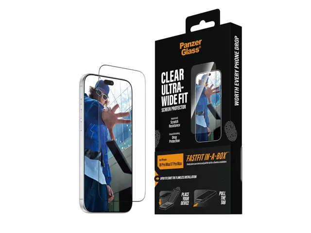 PanzerGlass Screen Protector iPhone 18 Pro Max | 17 Pro Max | Ultra