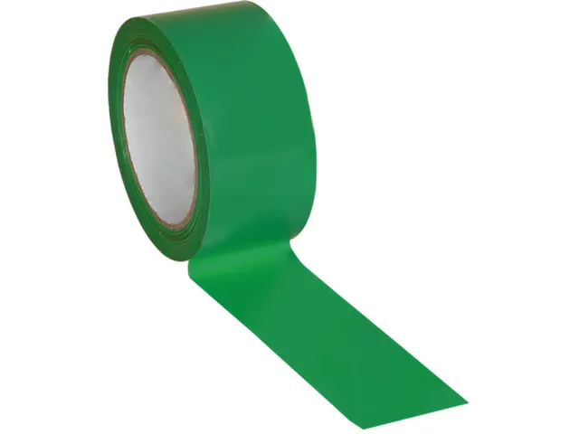 vloermarkeertape,PVC,groen,band LxB 10mx50mm