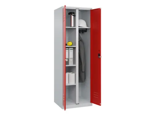 wasgoedverdeelkast,HxBxD 1850x600x500mm,vak B 300mm,draaigrendel