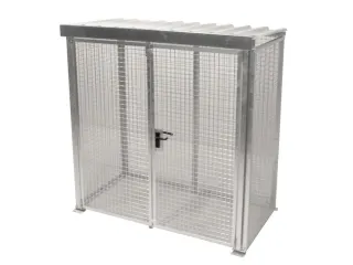 Gasflessendepot Voor 32 Gasflessen 2180x2100x1085mm Staal/draadgaas - 1