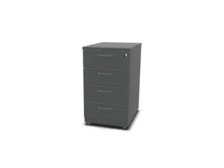 Staand Ladeblok 720x430x600mm 4 Laden Ms-Donkergrijs - 1