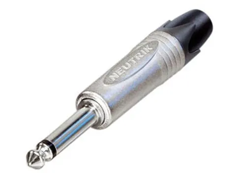 Neutrik - Jack Plug Connector, 2-Polig Mannelijk, 6.3mm, Vernikkeld