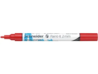 Acrylmarker Schneider Paint-It 310 2mm rood - 5