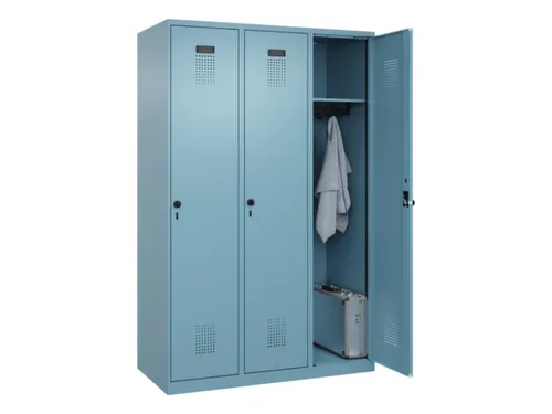 locker,HxBxD 1850x1200x500mm,3vak,vak B 400mm,draaigrendel