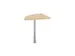 angle de liaison,90 °,HxlxP 720-840x600x600mm,rond,NE-érable