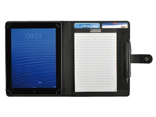 DESQ Schrijfmap voor tablet 7-10,4 inch met sluitclip Zwart - 10