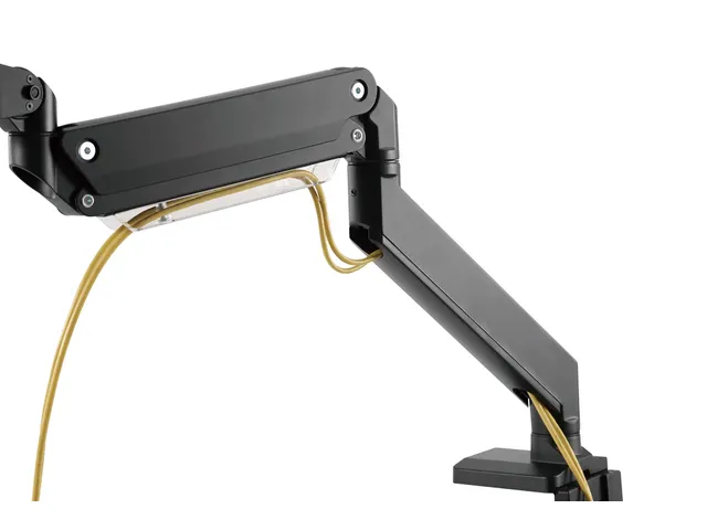 Monitorarm 1 Scherm met Gasveer Tot 35 Inch Zwart