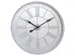 Spiegelklok - 56cm - Stille wandklok - Landelijk - Wit - NeXtime - "Cl