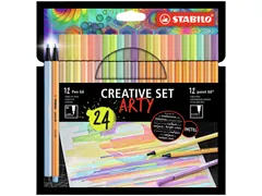 Creative set STABILO 8868/24 Arty assorti etui à 24 stuks
