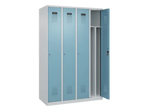locker voor scheiding van kleding,HxBxD 1850x1200x500mm,4vak