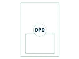 Retourlabel DPD label A4 161.5x100mm 100 Vel
