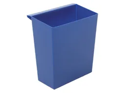 Inzetbak voor vierkante tapse papierbak blauw