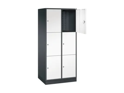 grootvolume-lockersysteem,HxBxD 1950x820x600mm,2x3vakken,cil.-slot